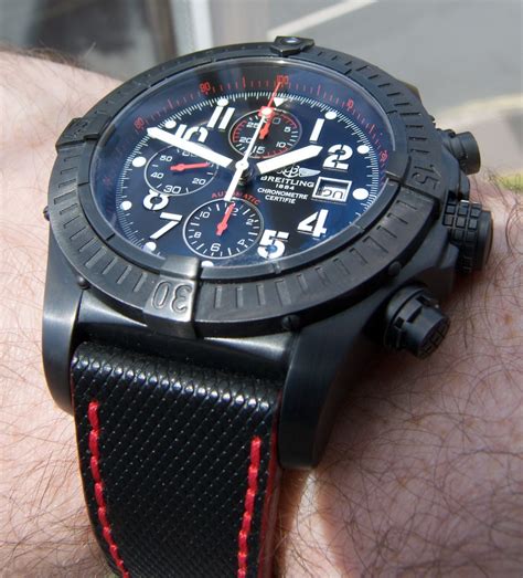 breitling black steel review|Breitling black steel super avenger.